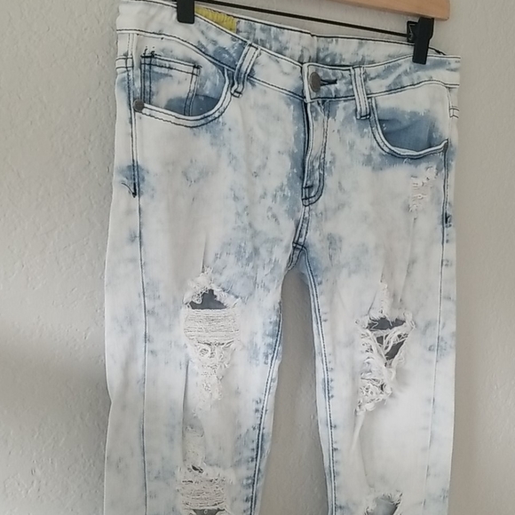 Acid Wash Ripped Jeans - Picture 2 of 4